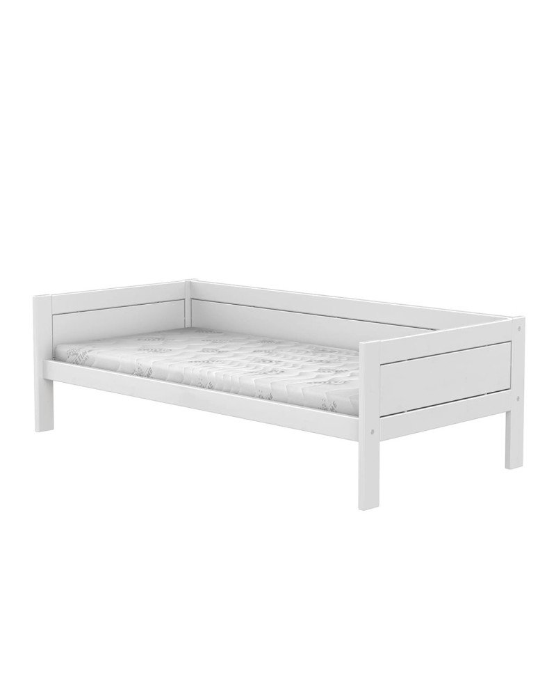 LIFETIME Kidsrooms Cama Ahorra-Espacio con Cajas y Cajón/Deluxe (Lacado Blanco) Spedizione Gratuita