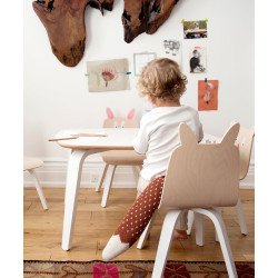 oeuf - rabbit play chairs (white/birch) Best Price Online