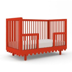 Cuna Transformable Moss rojo