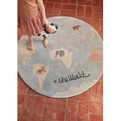 OYOY LIVING DESIGN Alfombra The World - Multicolor  Spedizione gratuita