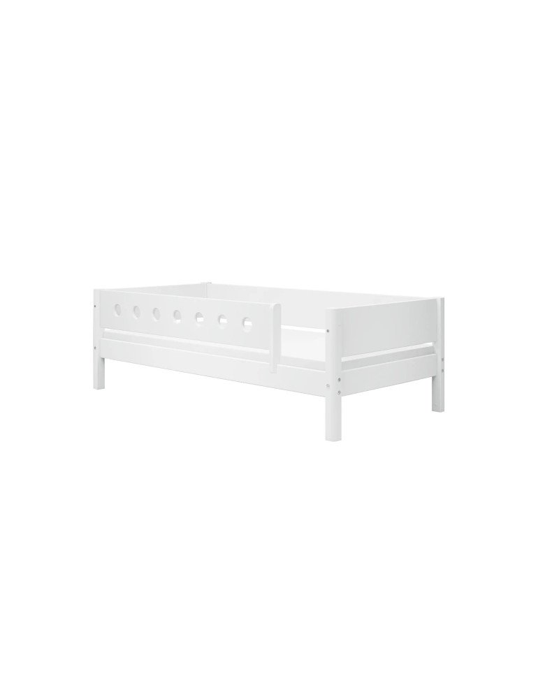 FLEXA Letto a castello White con scala dritta - Spedizione gratuina-online