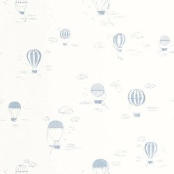 CASADECO wallpaper BALLOONS IN THE CLOUDS anthracite