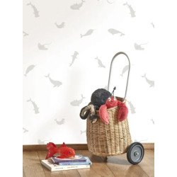 CASADECO papel pintado POETIC SEA gris