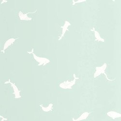 CASADECO wallpaper POETIC SEA soft blue