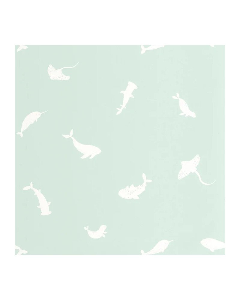 CASADECO papel pintado POETIC SEA azul claro