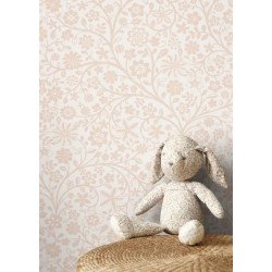 CASADECO wallpaper POETIC FLOWERS rose blush