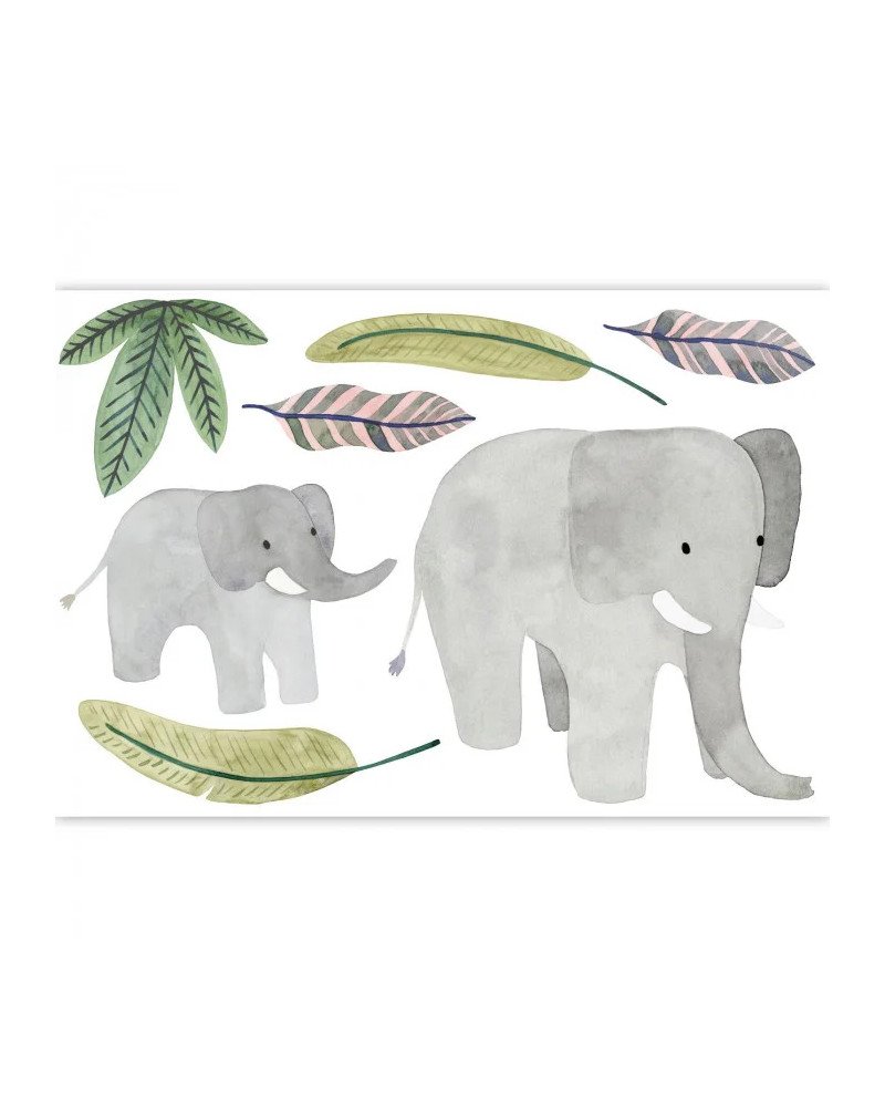 CASADECO wallpaper ELEPHANTS MARCH SPRAY UP