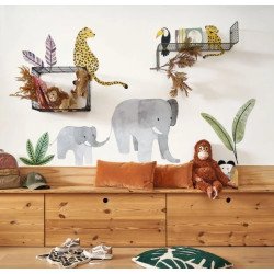 CASADECO wallpaper ELEPHANTS MARCH SPRAY UP