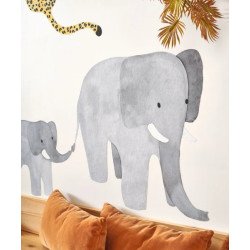 CASADECO carta da parati ELEPHANTS MARCH SPRAY UP Spedizione gratuita