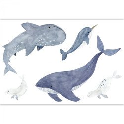 CASADECO papel pintado SEA LIFE SPRAY UP