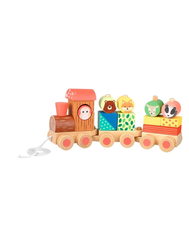 Orange tree toys - Woodland Woodend Puzzle Train
