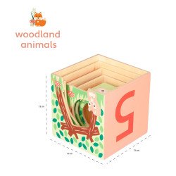 Orange tree toys - Woodland Wooden Stacking Cubes
