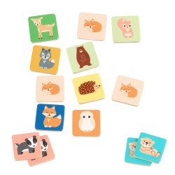 Orange Tree Toys - Gioco di memoria degli Animali della foresta