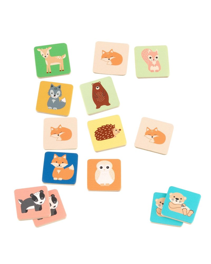 Orange Tree Toys - Gioco di memoria degli Animali della foresta