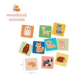 Orange tree toys - Woodland Animal Memory Game
