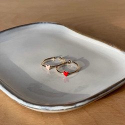 Titlee Grant Heart Ring (Powder Pink)