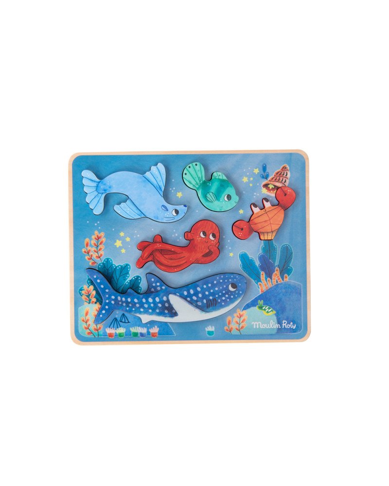 Puzzle sensoriale Avventure di Paulie Moulin roty