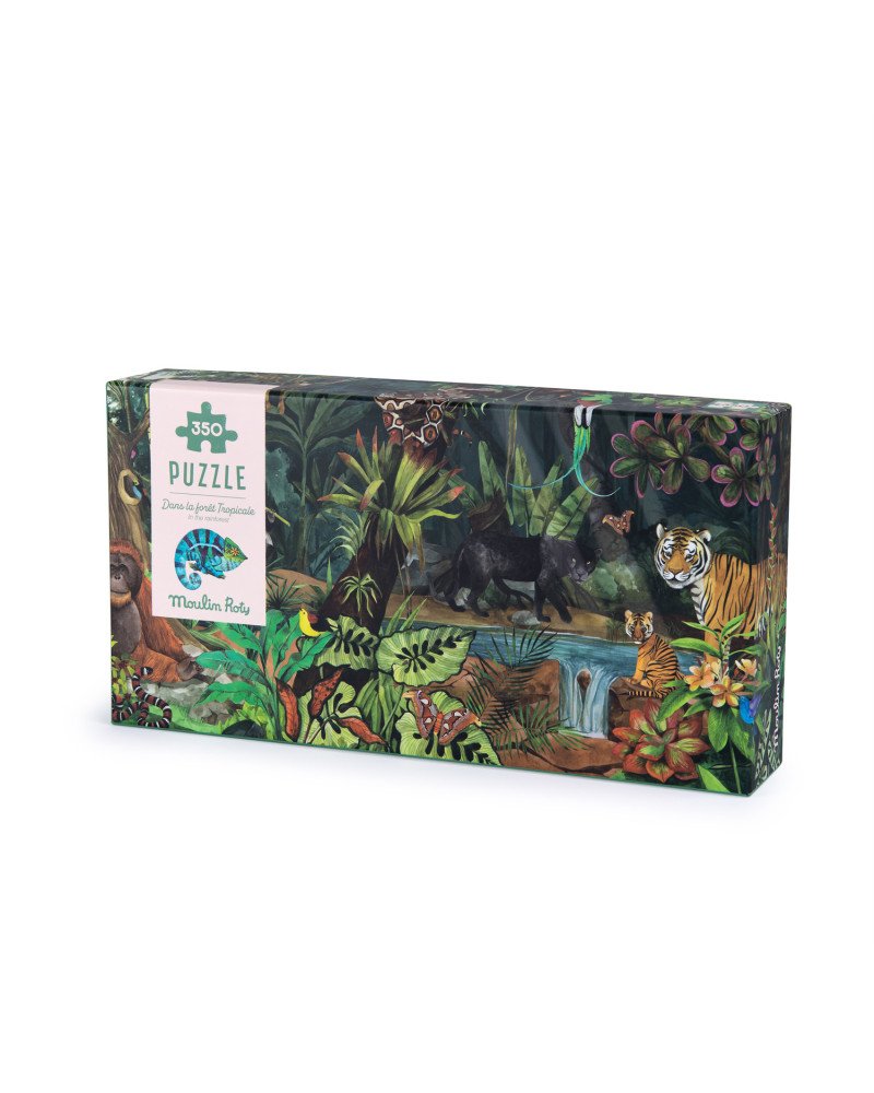 Puzzle Foresta Tropicale (350 pezzi) Moulin roty