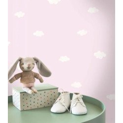 CASADECO wallpaper with Clouds (pink) Best Price Online