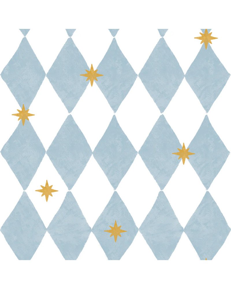 dekornik - Carta da parati French Diamonds with Stars