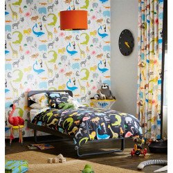 SCION tessuto d'arredo animali animal magic (tutti frutti/chalk)