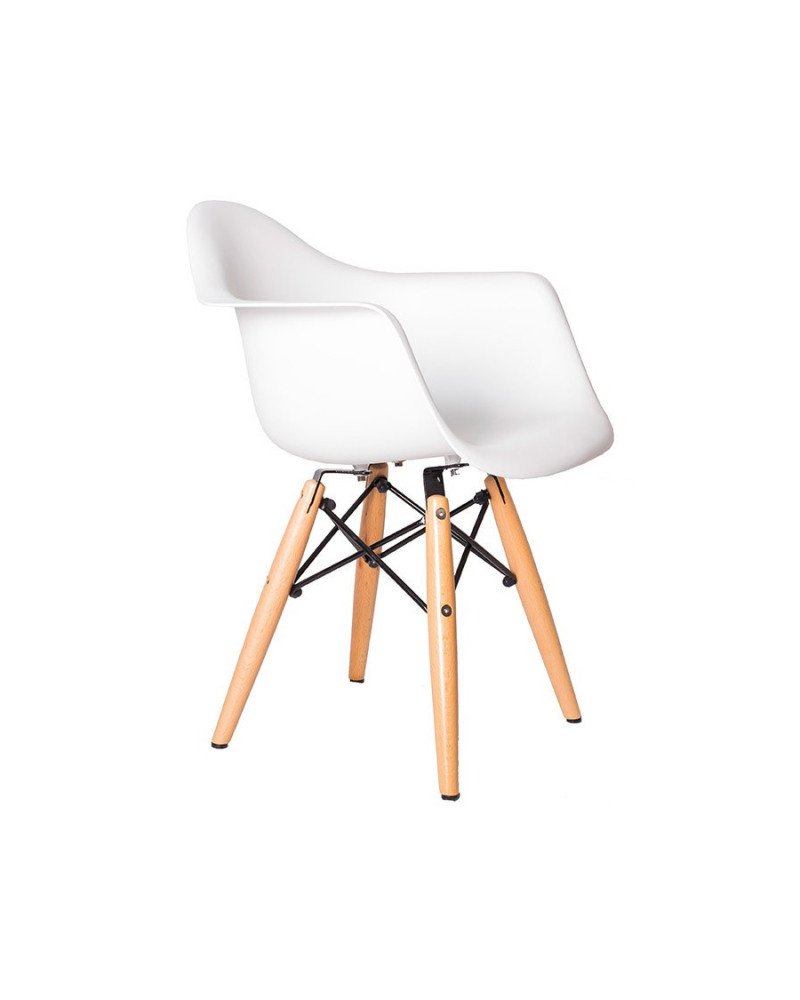 C&R EAMES daw arm chair for kids (white) 