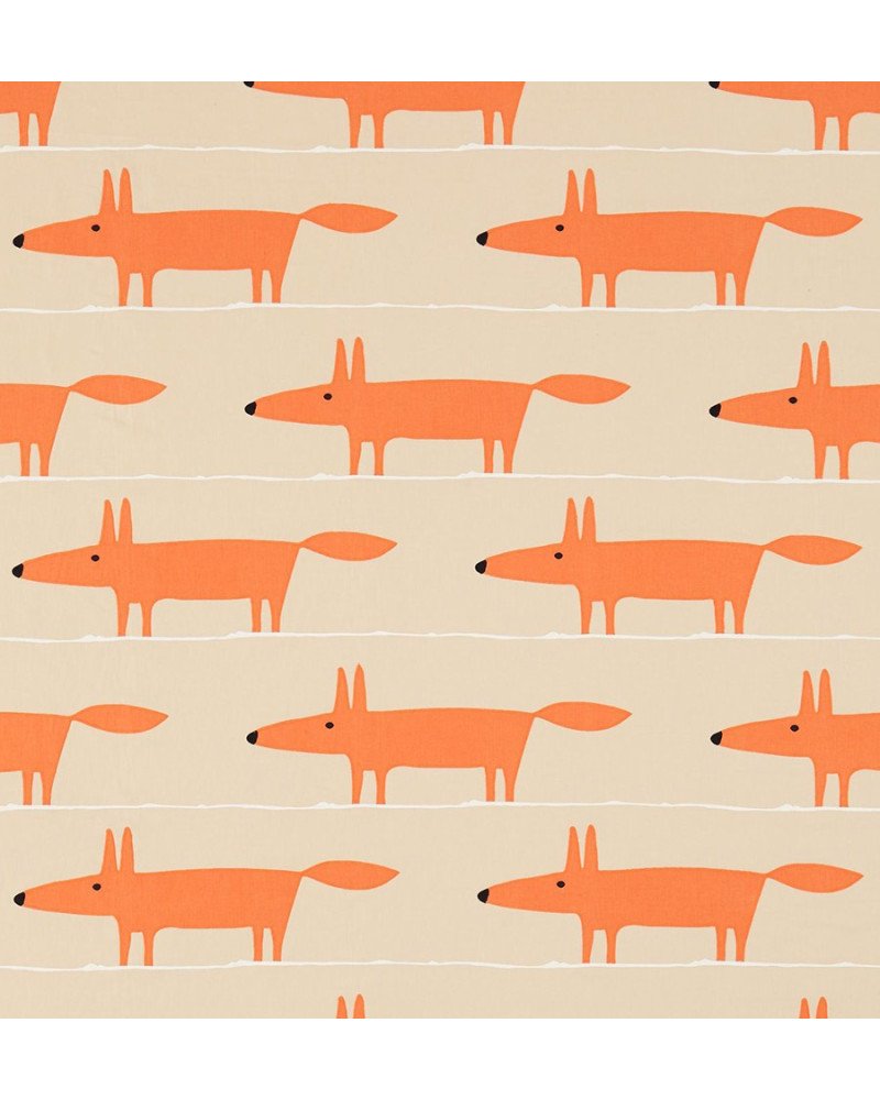 SCION fabric mr fox applique (ginger) 