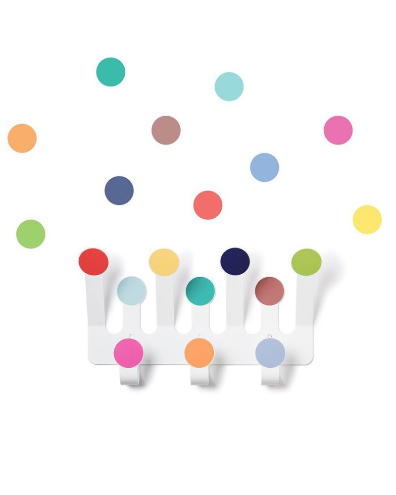 TRESXICS dots wall hanger + sticker (multicolor) 