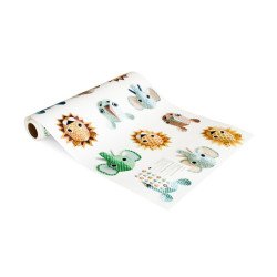 studio ditte - pannello carta da parati wild animals cool