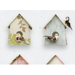 studio ditte - wall print wallpaper birdhouse 