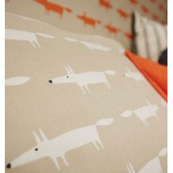 SCION fabric little fox snow 