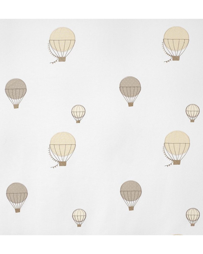 CASADECO embroidered fabric balloons montgolfieres brodees