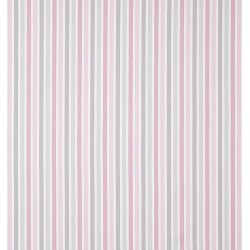 CASADECO fabric stripes rayure rose/grey 