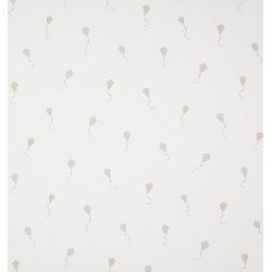 casadeco - fabric kites cerfs volants (grey/beige) 