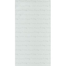 casadeco - wallpaper words wording (white/taupe) 