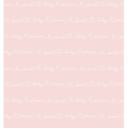 casadeco - wallpaper words wording (rose) 