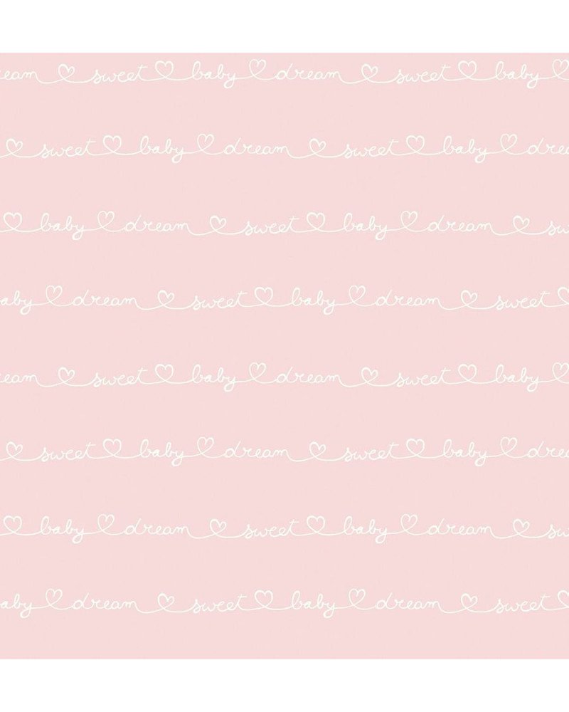 casadeco - wallpaper words wording (rose) 