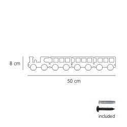 TRESXICS treno appendiabiti (nero)