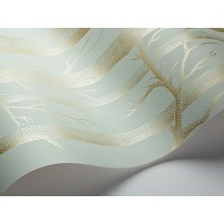 cole & son - wallpaper woods (eau de nil/gold) 