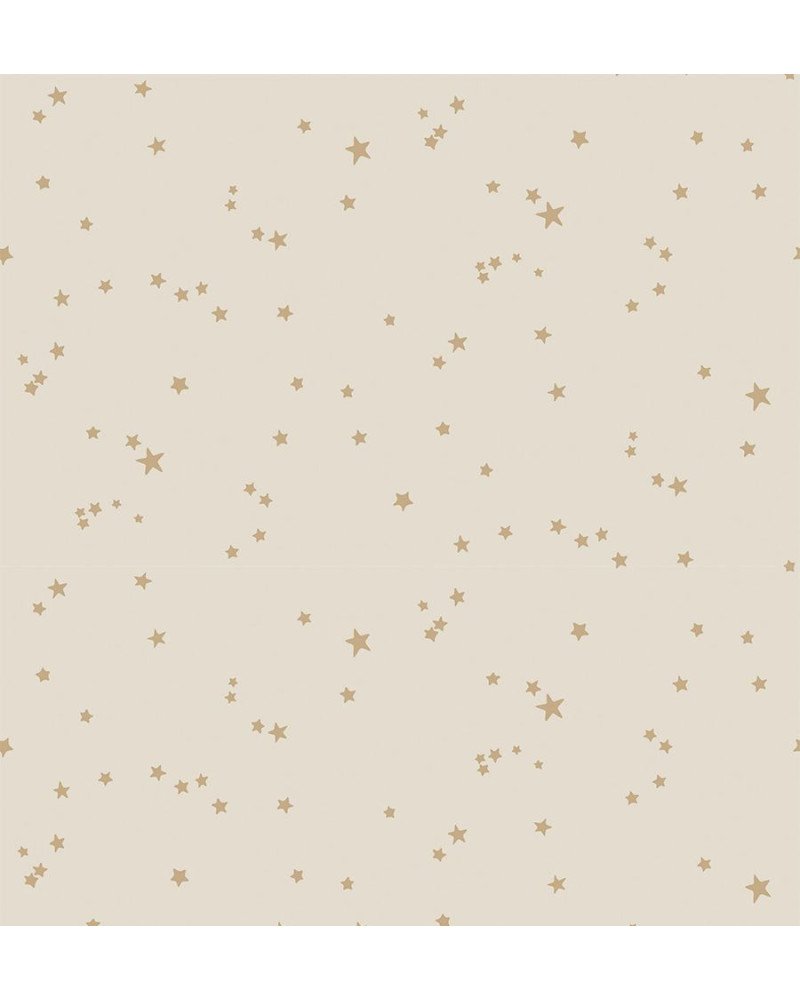 cole & son - wallpaper stars (ivory/gold) 