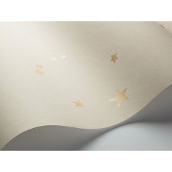 cole & son - wallpaper stars (ivory/gold) 