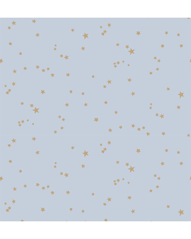 cole & son - wallpaper stars (powder blue/gold) 