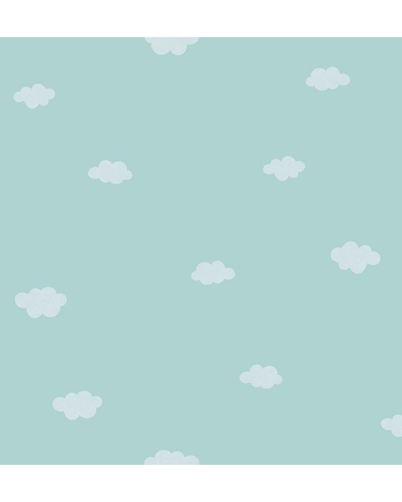 casadeco - wallpaper with clouds (light blue) 