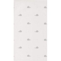 casadeco - wallpaper whale (grey) 