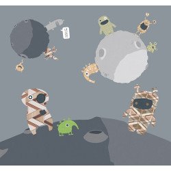 inke - wall mural out of space 