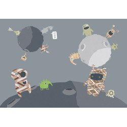 inke - wall mural out of space 