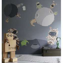 inke - wall mural out of space 