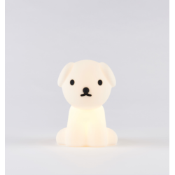 mr maria - snuffy dog first light lamp rechargeable & dimmable