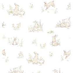 dekornik - wallpaper rabbit day classic 