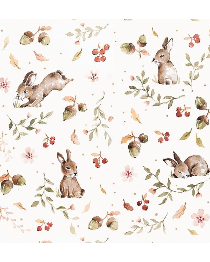 dekornik - wallpaper happy rabbits 